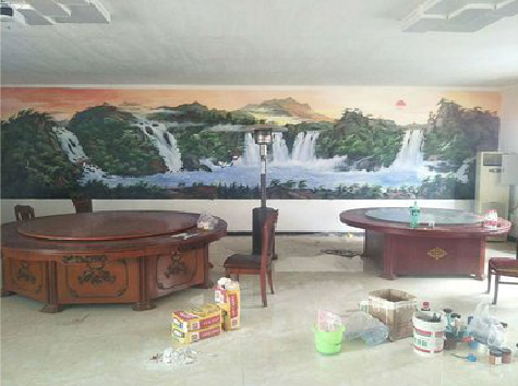 资中墙绘-写实风景