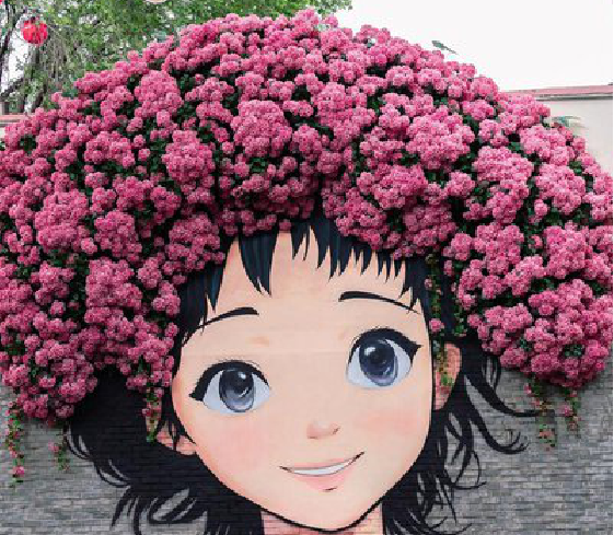 资中墙体彩绘-网红墙打卡