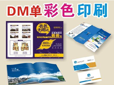 资中单页印刷，色彩搭配简单。