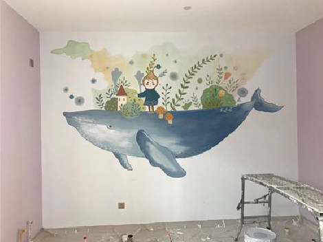 资中手绘墙的特点及优势。